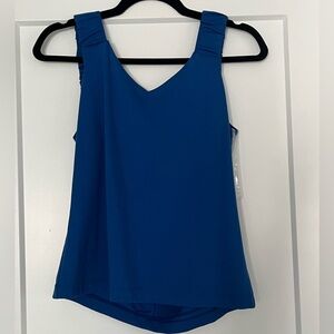 NWT Melanie Lyne Blue Tank